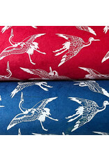 Lokta paper with print of cranes