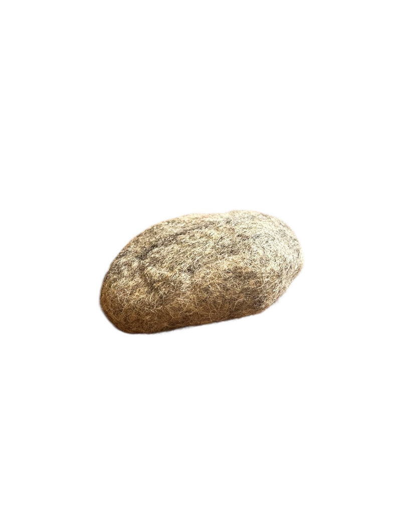 natuurlijke zeep met wolvilt