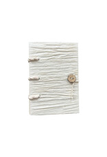 Notebook made of crinkle-lokta paper with japanese binding