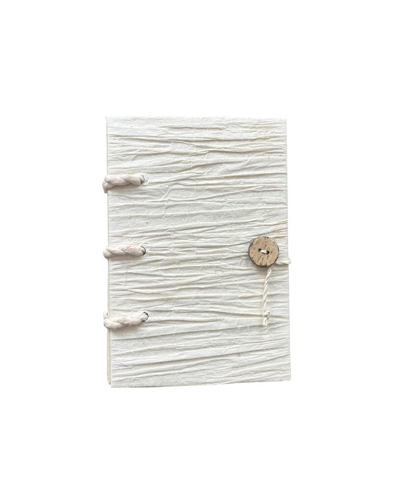 Cahier en papier crinkle-lokta avec reliure japonaise