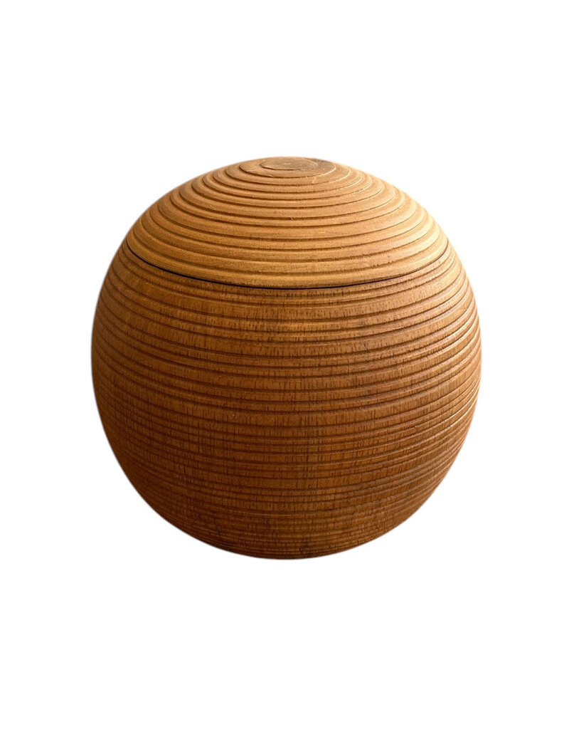 TD510 - Urn van mango hout 23x23cm