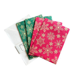 NE138 Set of 4 cards made of lokta paper