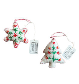 . NE522 Christmas decoration, handmade from 100% wool felt