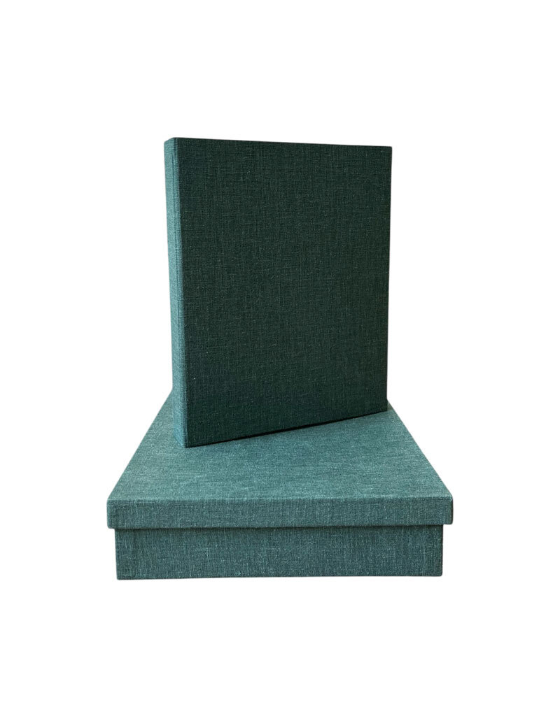 Condolence register /box linnen