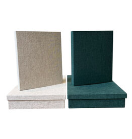 TH375 Gedenkbox und Kondolenzbuch  Leinen