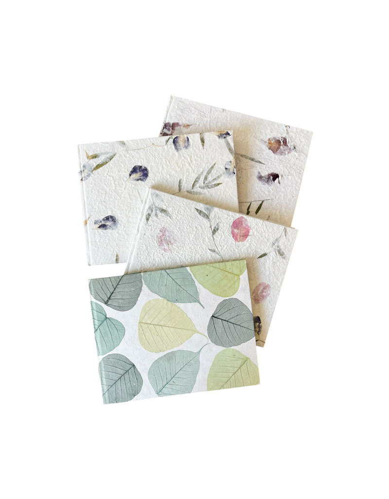 Gastenboek mulberrypapier/bloem