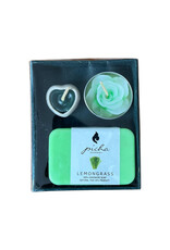 Gift box with soap / candle