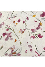 TH072 - Mulberry papier met bloemenmix