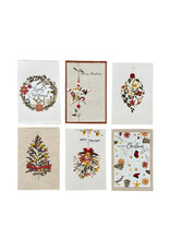 . Set of 6 cards/envelopes with Christmas design