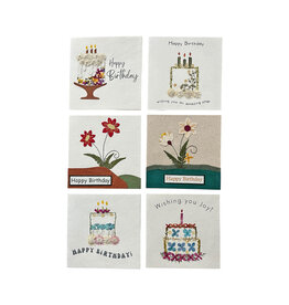 . PN350 6 cards/envelopes with Happy Birthday design