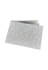 TH226 - keepsake box with hemp fabric and stars