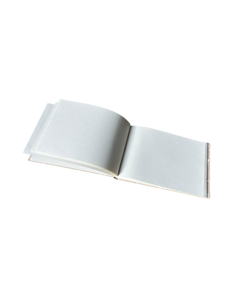 TH226 - Boîte de mémoire avec du tissu en chanvre et des étoiles