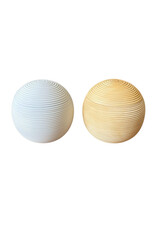 TD505 - Mango wood urn 20x20