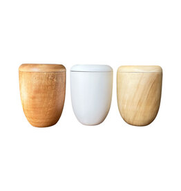 TD525 - Mango wood urn 27x20