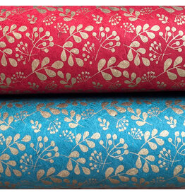 NE887 - Lokta paper with flowerprint