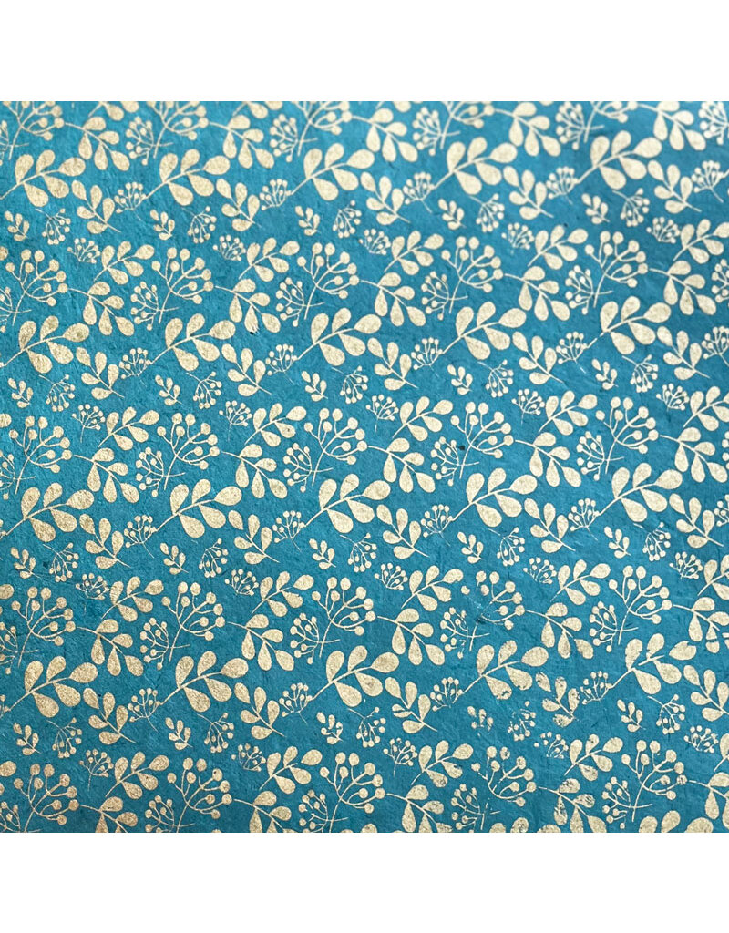 NE887 - Lokta papier met bloememprint