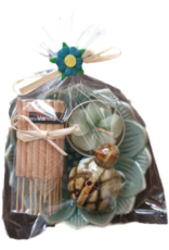 Porzellanschale mit Teelicht -