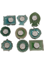 porcelain dish with tea light