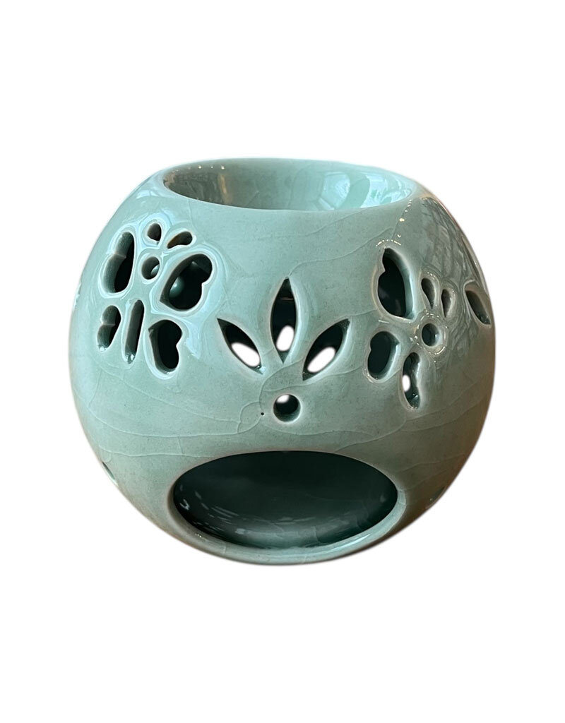 TH160 - Brûleur à huile en porcelaine, avec huile parfumée