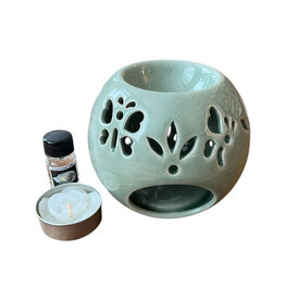 TH160 Porcelain oil burner, with scented oil