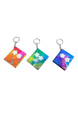 Set 25 keyrings mini-notebook