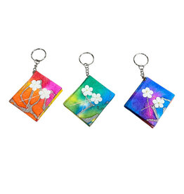 TH987 Set 25 keyrings mini-notebook