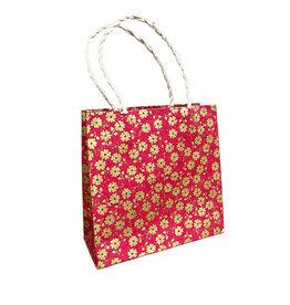 NE131 Tüten aus Lockpapier mit Golddruck 12 x 12 cm