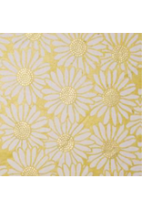 Papier Lokta avec une impression de marguerites