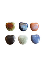 TH047 - Ceramic heart-shaped keepsake stone