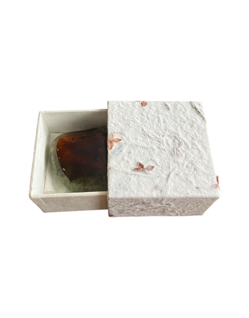 TH047 - Ceramic heart-shaped keepsake stone