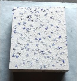 NE413 Set van register en doos met lokta-bloempapier