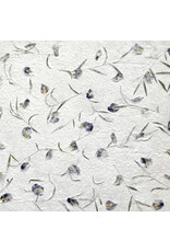 TH919 - Maulbeer/ Reis Papier mit Blumen