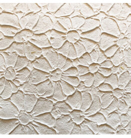 TH951 - Maulbeer/Mais-Papier mit Blumenmuster