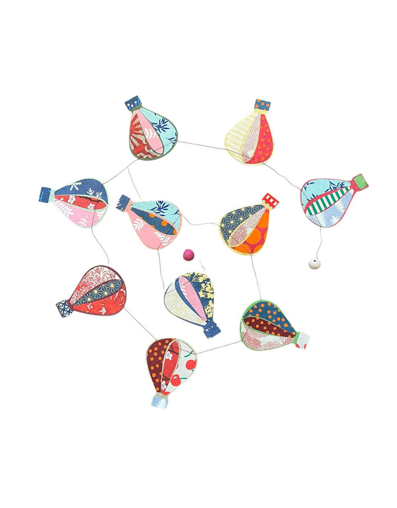 NE515 - Guirlande papier lokta