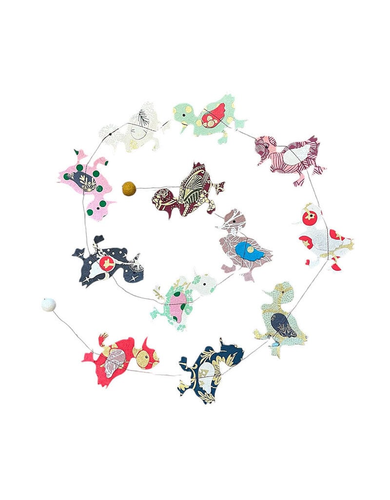 NE515 - Guirlande papier lokta