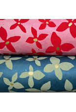NE753 - Lokta papier met bloemenprint