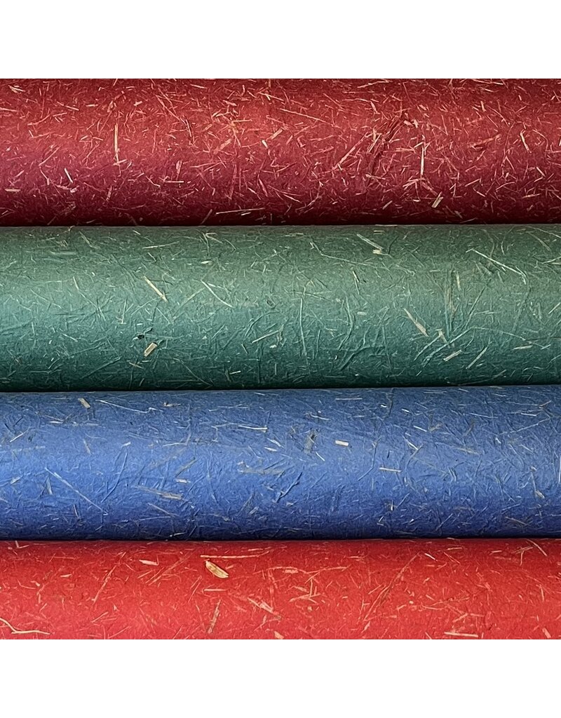 Papier de mûrier avec fibres de paille