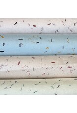 TH864 - Mulberry paper with fibres and petals