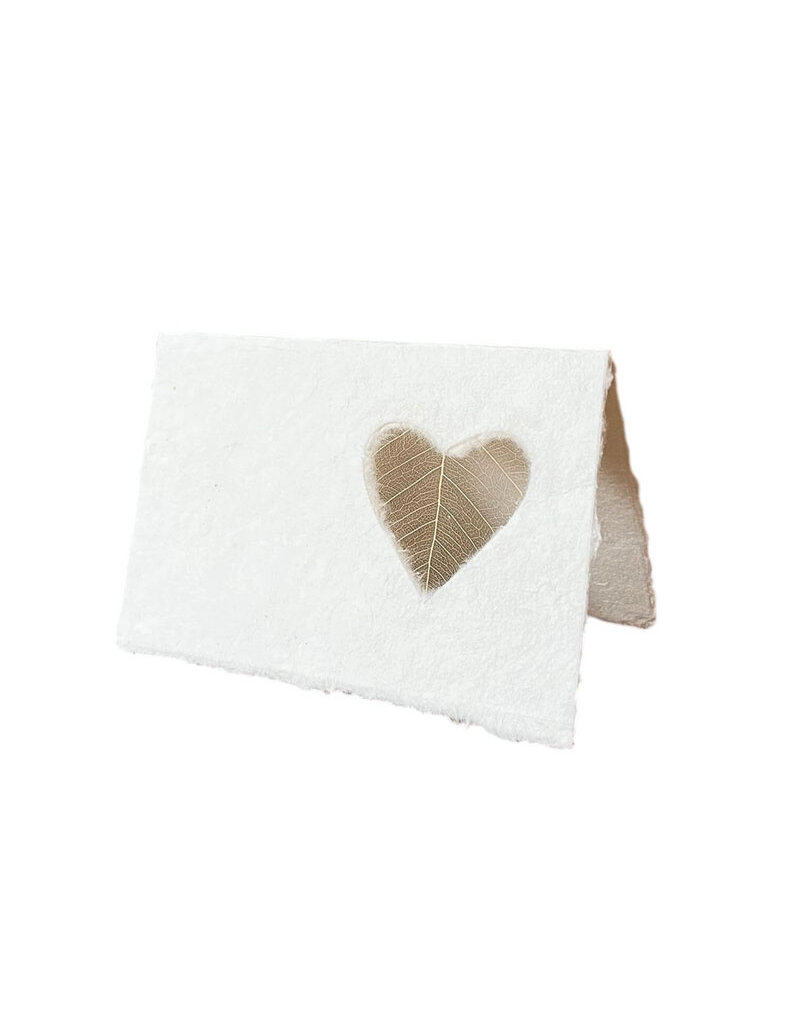 A6010 - Set of 6 cards with leaf