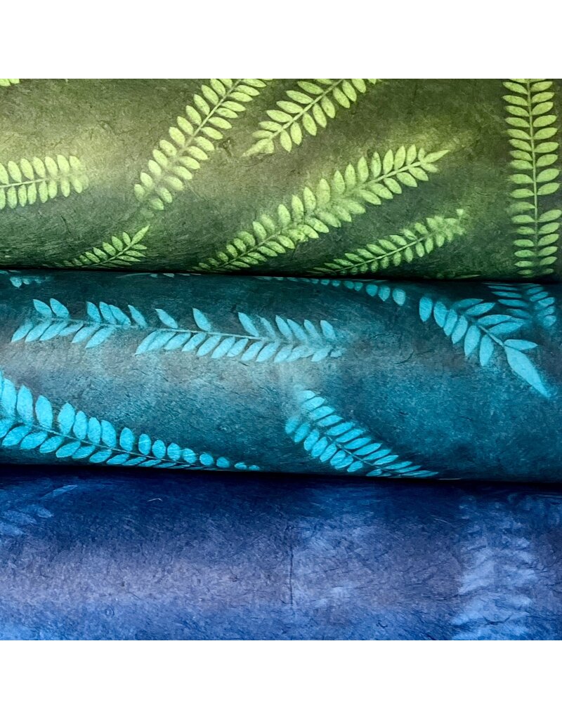 NE860 - Lokta paper with amala leaf print