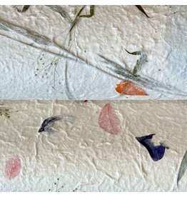 TH715 - Mulberry papier met bloemenmix