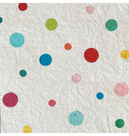 NE754 - Papier lokta avec impression de points