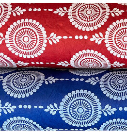 NE846 - Lokta-Papier mit Spirale Aufdruck