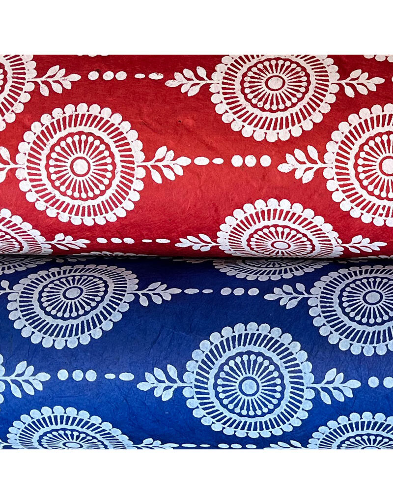 NE846 - Lokta paper with spiral print