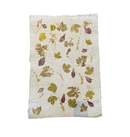 TH900 - Papier de mûrier et de maïs avec feuilles impression