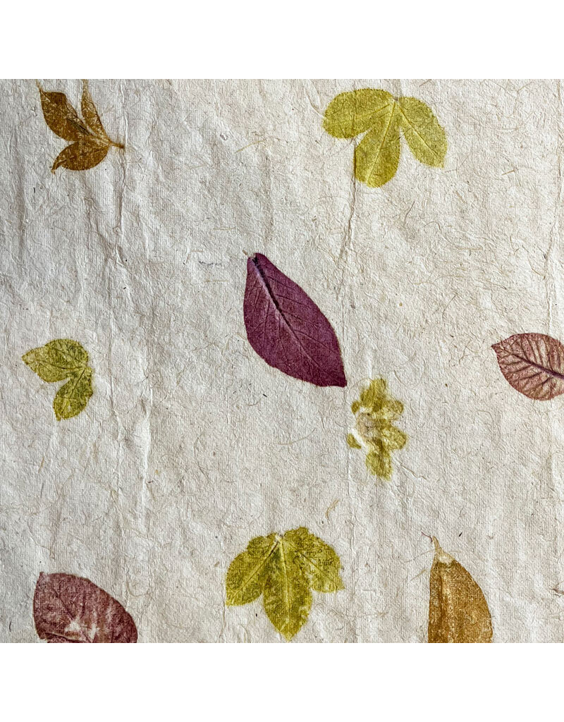 Mulberry-mais papier met  blad print