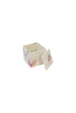 TH431 - Quadratische Schachtel aus Maulbeerpapier