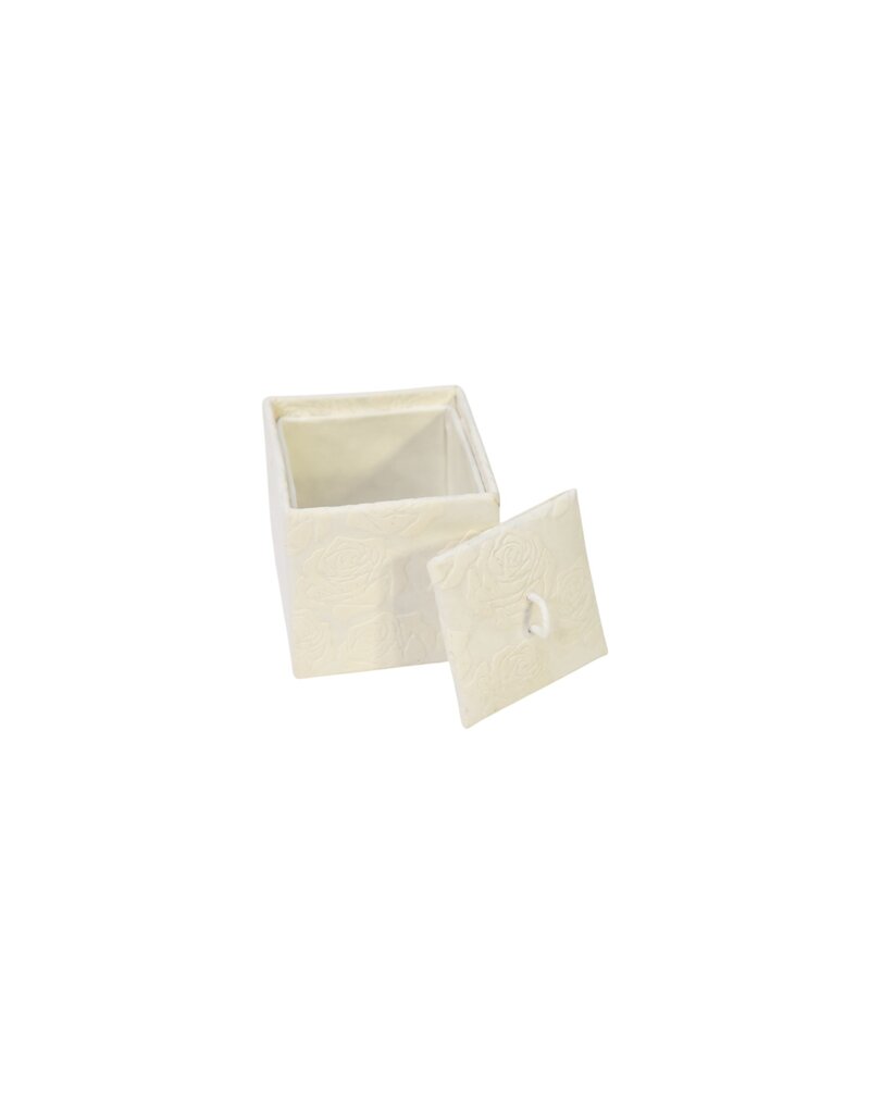 TH431 - Quadratische Schachtel aus Maulbeerpapier