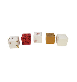 TH431 - Vierkant doosje van mulberry papier