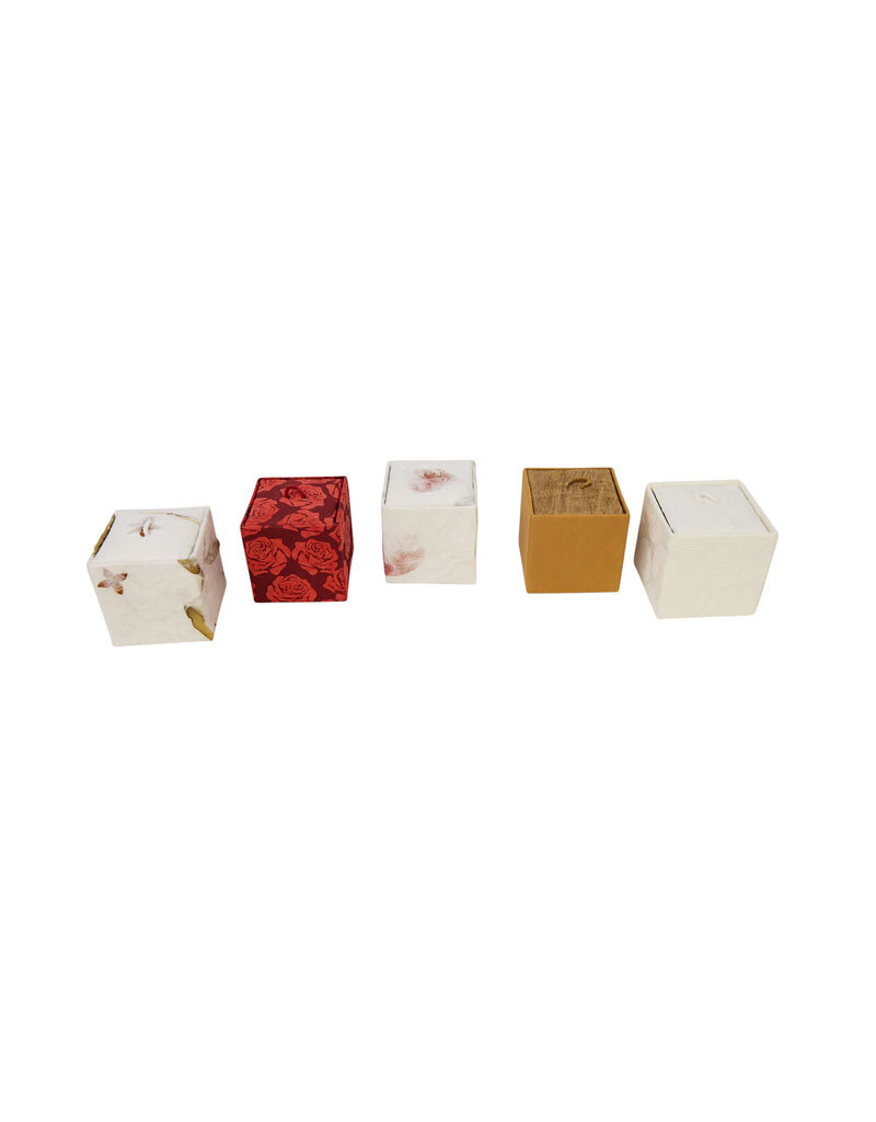 TH431 - Boîte carrée en papier mûrier